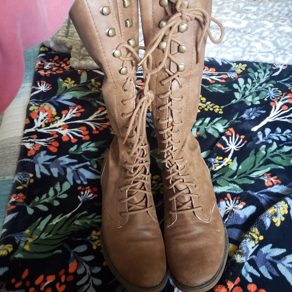 Brown Knee High Boots